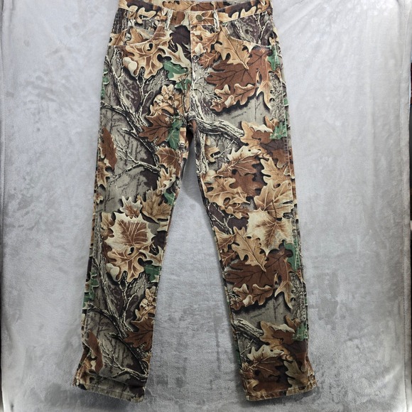Wrangler Other - Wrangler Men's Advantage‎ Camo Pants Size 34x34 Woodland Pattern Hunting Outdoor